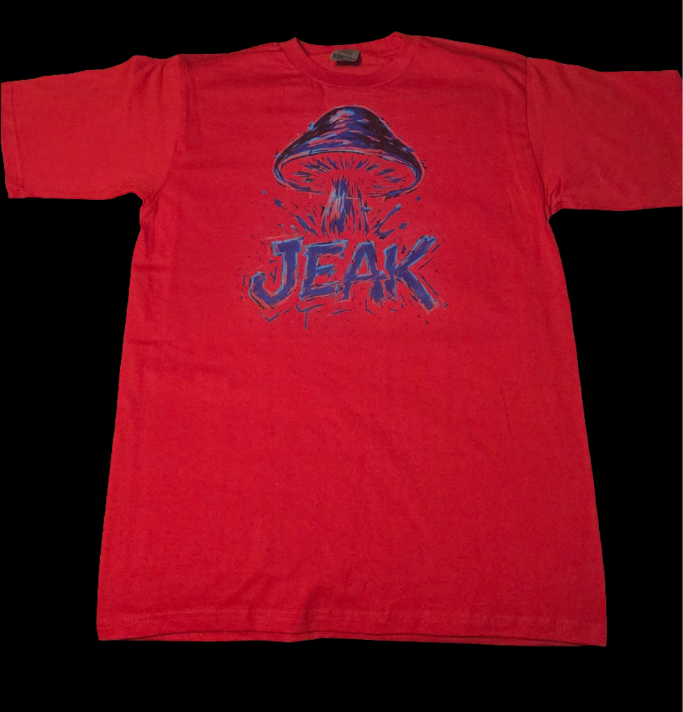 JEAK "deep red"tee