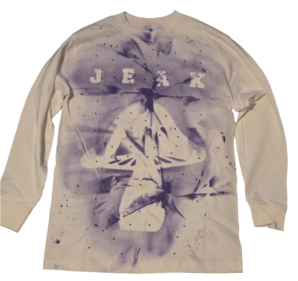 Jeak "Purple rain" long sleeve tee